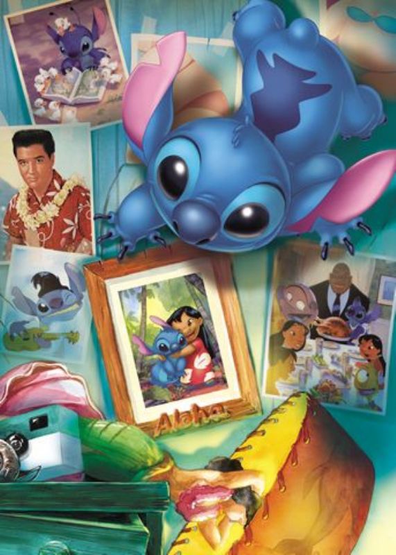 【未開封】ディズニー スティッチ ジグソーパズル 500ピース テンヨー（Tenyo） ジグソーパズル 500ピース 星空に想う リロ