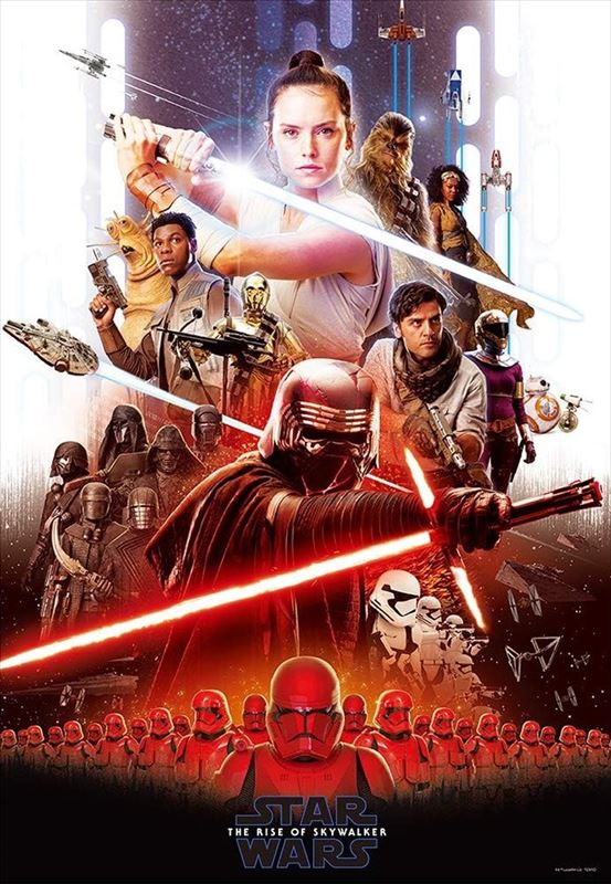1000ピースジグソーパズル スター・ウォーズ STAR WARS：THE RISE OF SKYWALKER テンヨー W-1000-671 (51×73.5cm)