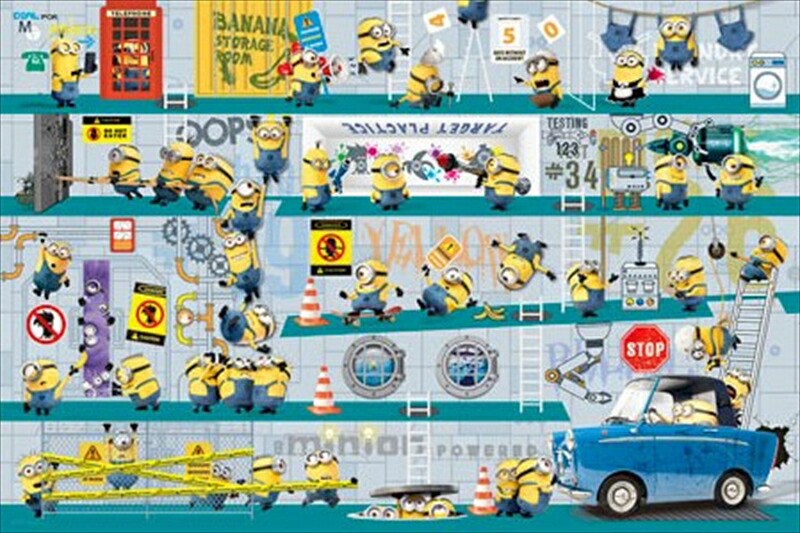 1000ピースジグソーパズル ミニオンズ シークレット・ベース やのまん 10-1322 (50×75cm)