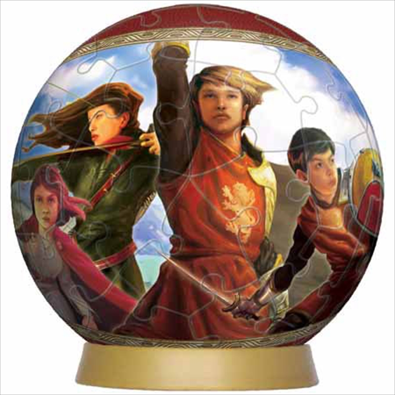 3D球体60ピース立体パズル ナルニア国物語 ライオンと魔女 《廃番商品》 やのまん 2003-256画像