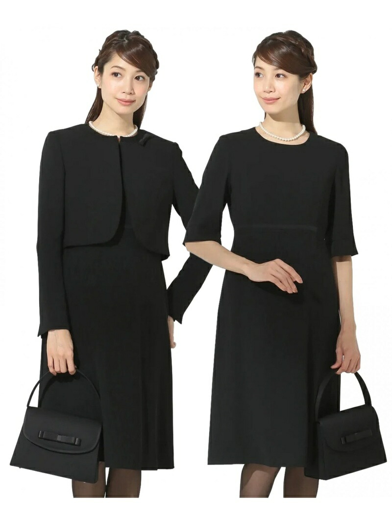 当店一番人気 Rakuten Fashion Very掲載 モランナ経二重ジャケット ワンピース ブラック 送料無料 セットアップスーツ ビジネス フォーマル クミキョク Noir 組曲 K440 Qbdworks Com