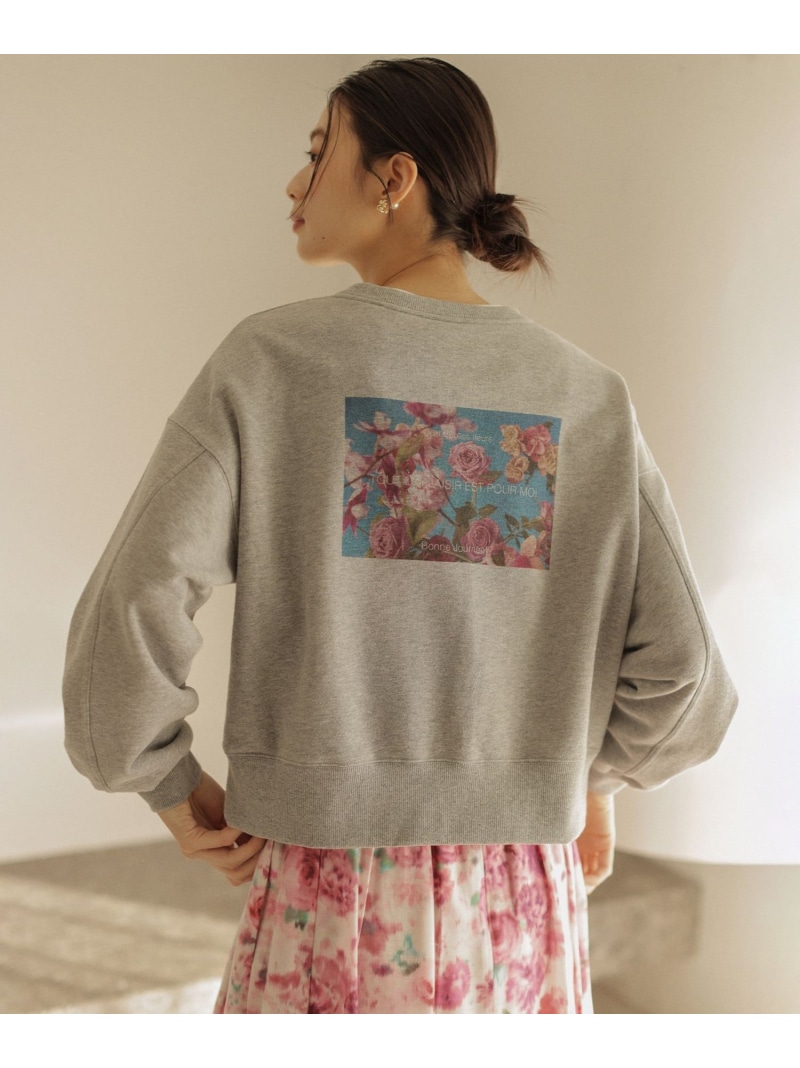 【Flower Collection】クラシック裏毛 スウェット 組曲 S クミキョク トップス スウェット・トレーナー ホワイト【送料無料】[ Fashion]