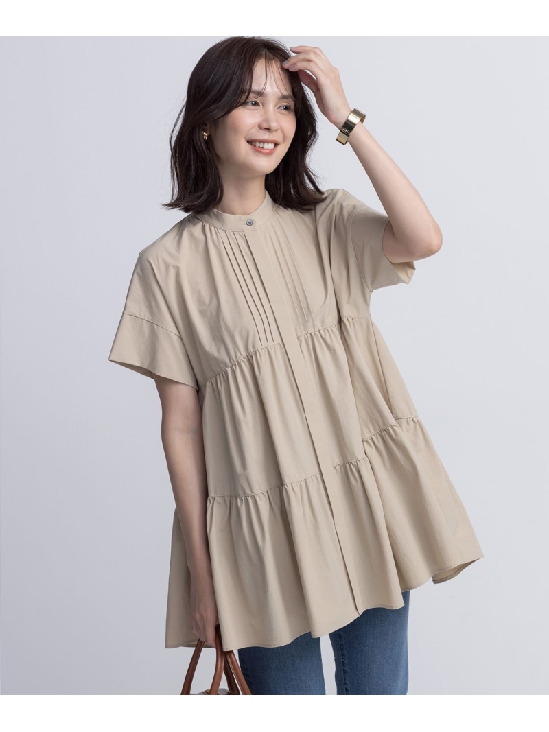 楽天市場】スーパーライトストレッチティアード ブラウス 組曲 S