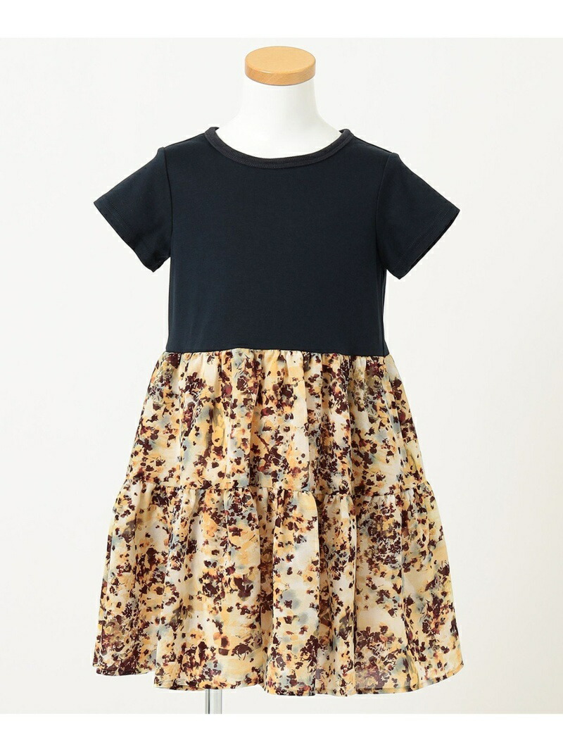 ワンピース 最高 ワンピース 番号kk72 Kmkk 100 130cm ニュアンスフラワープリント 組曲 Fashion ネイビー 送料無料 Rakuten シャツワンピース ワンピース クミキョク Kids Fazendacarioca Com Ar