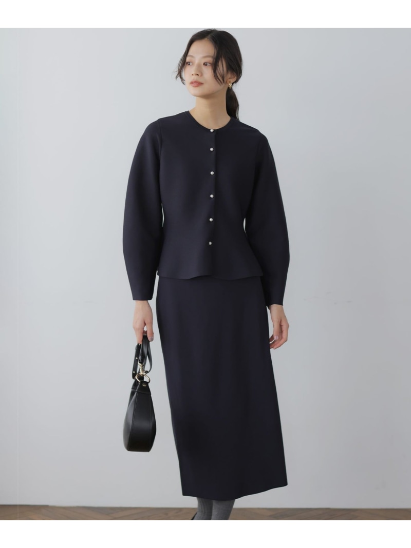 【SALE／40%OFF】【WEB制限事項】スポンディッシュニットアップ 短い出し物 L クミキョク ジャケット・アウター テーラードジャケット・ブレザー 米国海軍 薄墨色【RBA_E】【貨物輸送無料】[ Fashion]