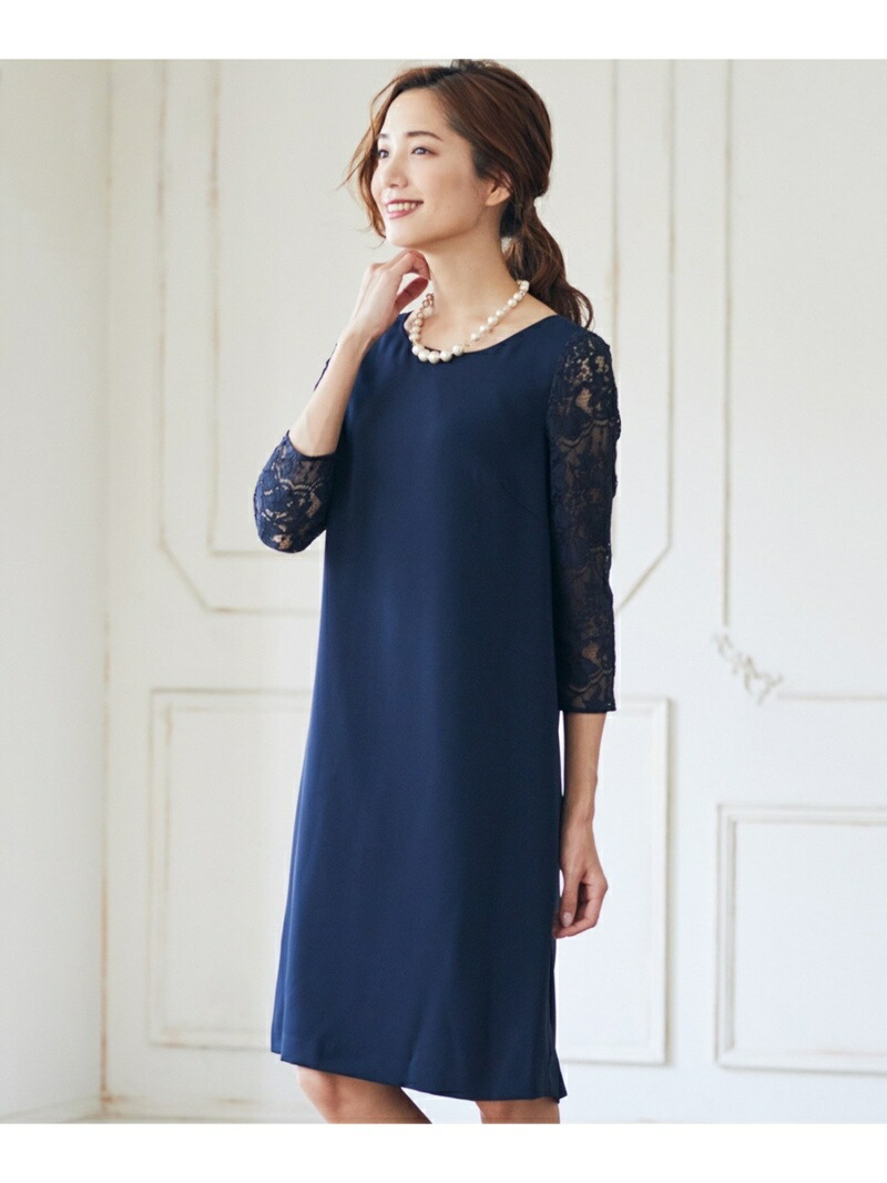 メーカー直売 ワンピース クミキョク 組曲 Fashion Very3月号掲載 ダブルクロスサテンワンピース Rakuten ワンピース ピンク 送料無料 ネイビー 半袖ワンピース Dgb Gov Bf