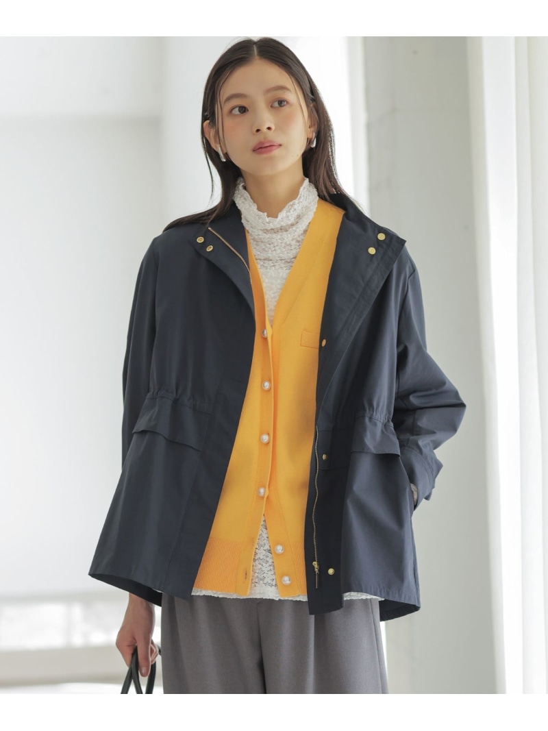 【SALE／20%OFF】スタンドネックライトアウター 組曲 クミキョク ジャケット・アウター その他のジャケット・アウター ホワイト ネイビー カーキグリーン【RBA_E】【送料無料】[ Fashion]｜KUMIKYOKU