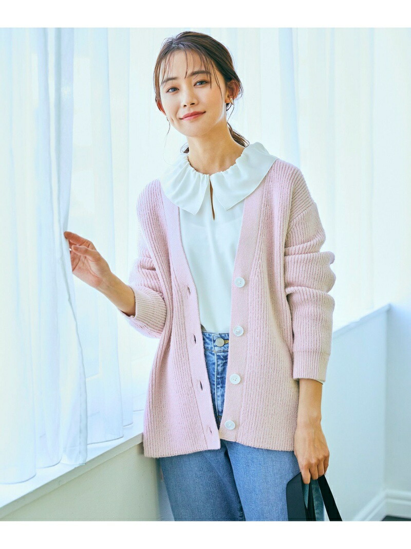 ミックスカラーニット カーディガン クミキョク 組曲