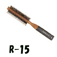 【2点購入でハッカ油】大阪ブラシ ロールブラシ シャトリ 【 R-15 】( Shatoly ロール ブラシ ブローブラシ 髪 アヴェダ パドルブラシ も人気 ヘアブラシ 櫛 くし ) 取り寄せ商品【ID:0058】【 定形外 送料無料 】画像