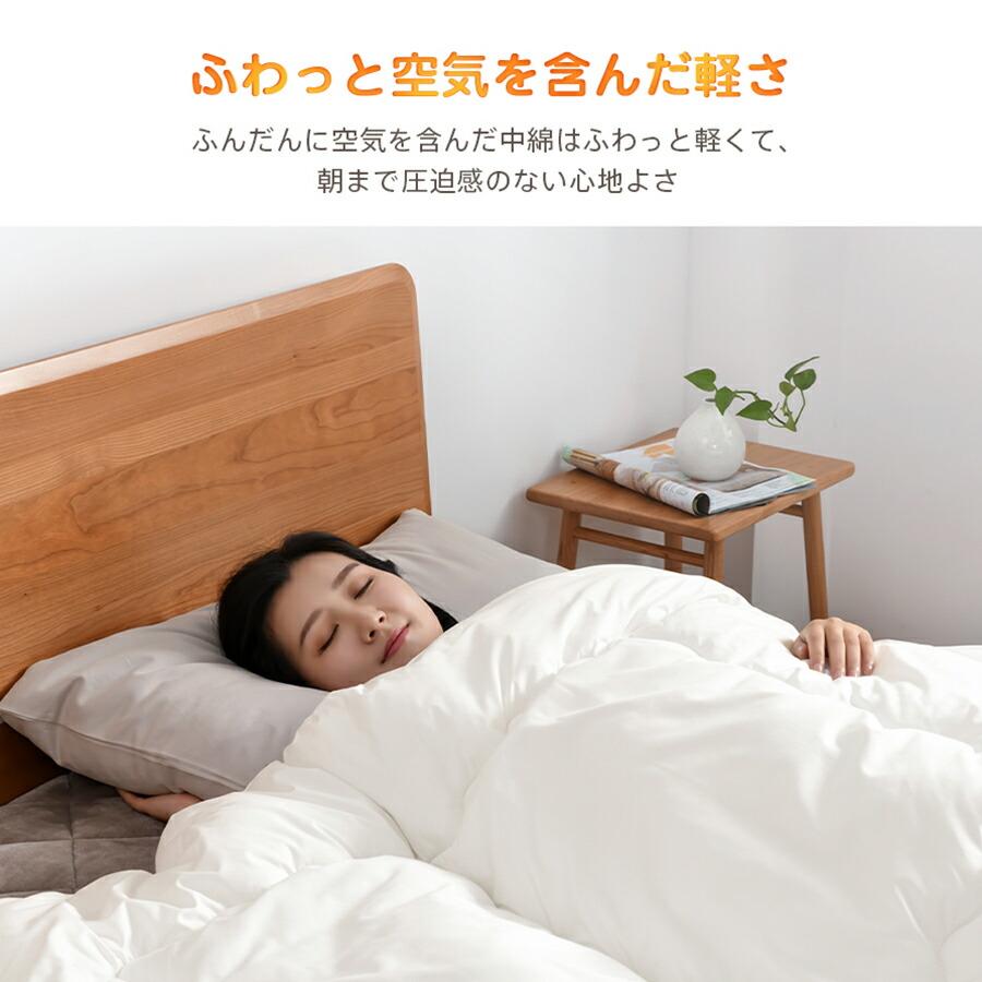 掛け布団 ほこりが出にくい シングル オールシーズン ピーチスキン