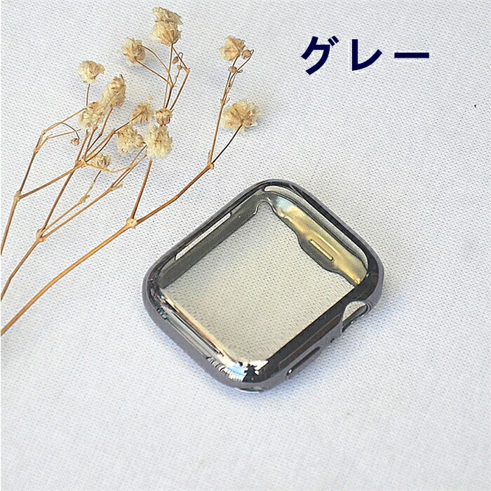 (2枚セット)AppleWatchseries7対応カバーseries6ケースseries5カバーseries4保護ケースseries3ケース高級series2用ケースアップルウォッチ保護カバーフルーカバー軽量・薄型全面保護TPUメッキ加工