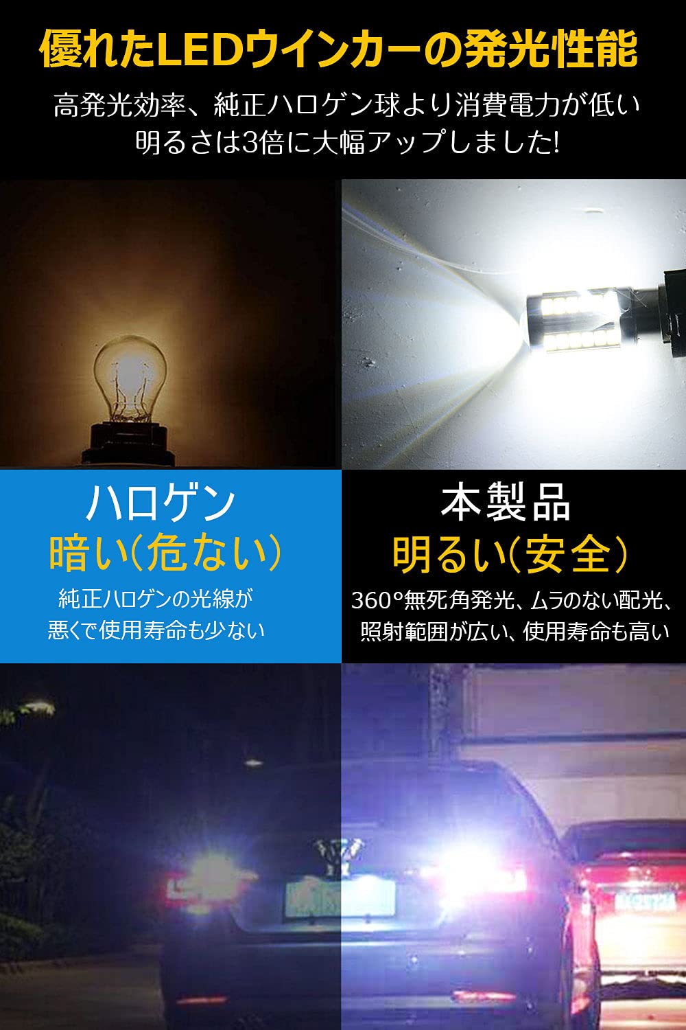 購入 s25 ダブル led 1157 ダブル球 BAY15D PY21W 33連SMD 5630チップLED バルブ 180度段違いピン  テールランプ ブレーキランプ ブレーキライト バックランプ 高輝度 6500K 無極性 12V用バックライト50000時間以上寿命 ホワイト 白 2個 セット qdtek.vn