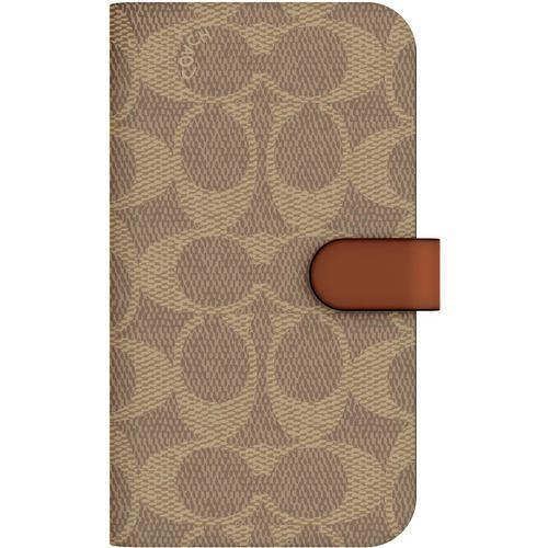 COACH コーチ iPhone13 PRO シグネイチャー 手帳 カーキ ケース｜コーラス