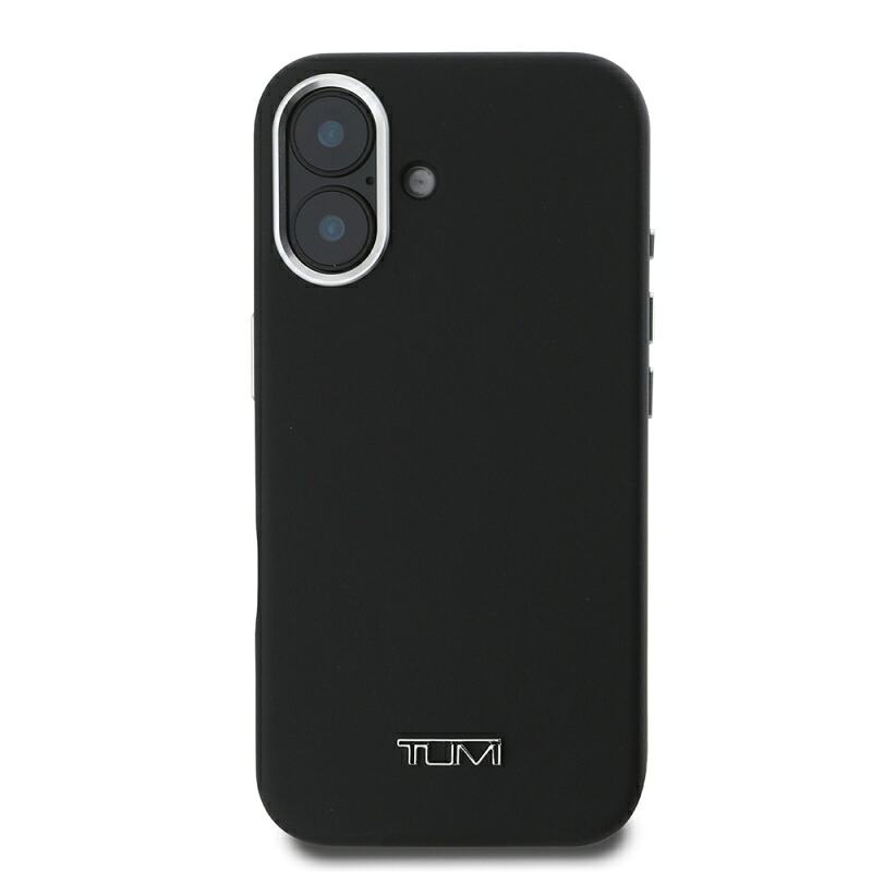 iPhone16 TUMI GENUINEレザーケース MAGSAFE/BK|コーラス