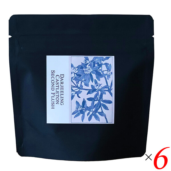 【4/20(月)限定！カードでポイント5倍！】ナナシアン Darjeeling Castleton Second Flush FTGFOP1 (非水百花譜・春を待つ花) 30g 6個セット 有機紅茶 キャッスルトン リーフ 茶葉 紅茶