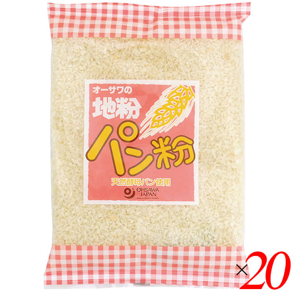 【マラソン限定！ポイント2倍！】パン粉 国産 オーサワの地粉パン粉 150g 20個セット 送料無料