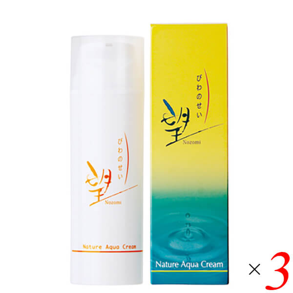 【100円クーポン!】学割6倍!びわのせい望 150ml 3本セット 医薬部外品 彩生舎 薬用ナチュールアクアクリーム 送料無料|kunistyle
