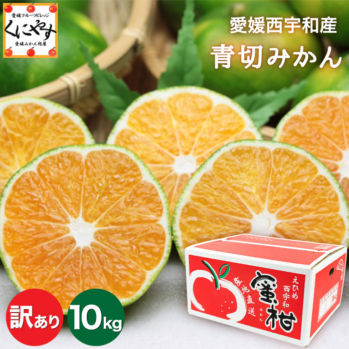 ＼枚数限定！5％OFFクーポン／★愛媛みかんのトップバッター★創業85年の老舗 親子4代 愛媛みかん 一筋【送料無料】【産地直送】 愛媛西宇和産 訳あり 青切 みかん 10キロ 「訳あり青切みかん10」 極早生みかん 西宇和みかん 【☆】