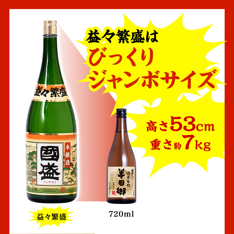 高級品 上撰 4.5L枡枡半升 栄冠 梅錦 なつかし瓶マグナム