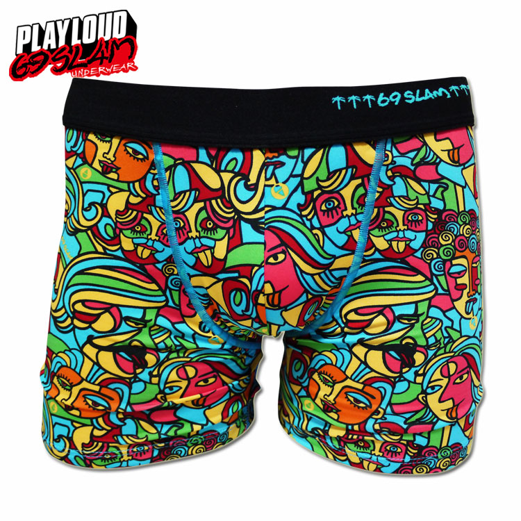 69SLAM☆PERVERT HERO GILBERT BAMBOO FITTED BOXER ボクサー 69SLAM☆PERVERT HERO GILBERT BAMBOO FITTED BOXER ボクサー