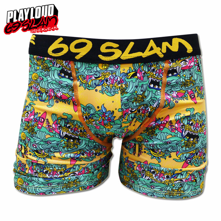 69slam ロックスラム ボクサーパンツ S-48 ロックスラム 69SLAM 2枚セット メンズ ボクサーパンツ 福袋