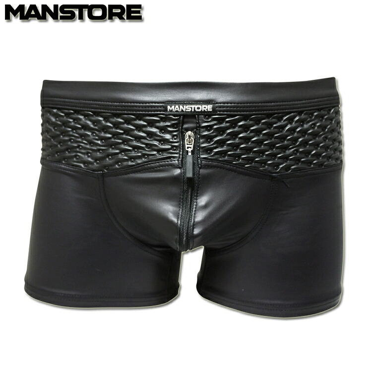 MANSTORE マンストア ボクサーパンツ M701 Black Zipped Pants メンズ｜パンツのくらきち