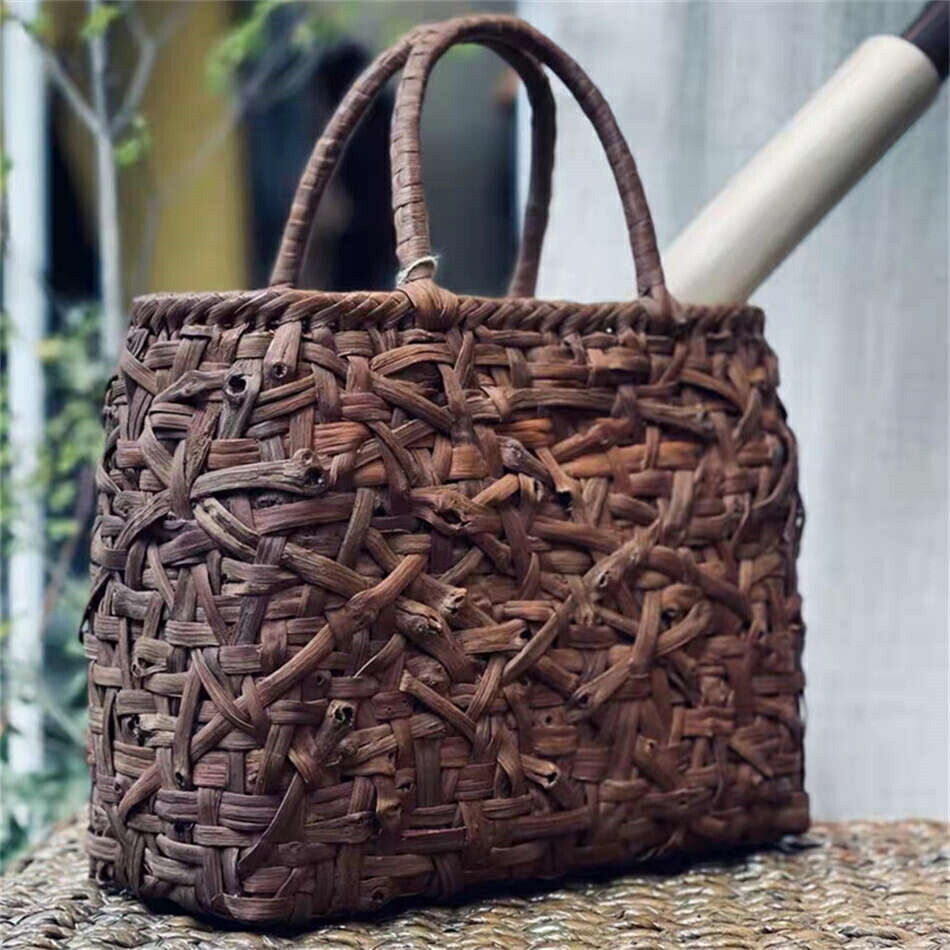 楽天市場】山葡萄かごバッグ ハンドメイド 山葡萄籠バッグ