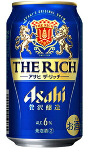 【楽天市場】アサヒ ザ・リッチ 新ジャンル 350ml 缶 × 24本 1ケース