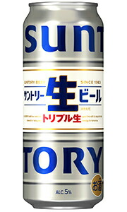 楽天市場】サントリー 生ビール トリプル生 350ml 缶 バラ 1本 【 新