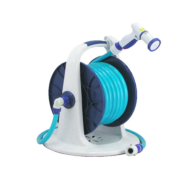 JUNO Hose Reel ジュノ ホースリール 20m 石目[三洋化成]【送料無料】【ポイント2倍】【e暮らしR】[PNG10]｜e-暮らし　Ｒあーる