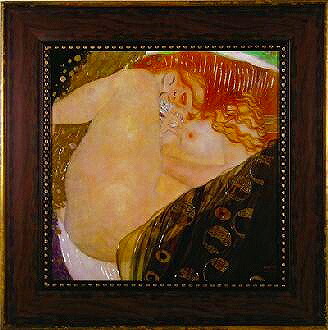 「ダナエ」クリムト 【通信販売】(世界の名画・クリムトアートポスター［絵画通販］）【壁掛けフック付き】【絵のある暮らし】｜絵のある暮らし【絵画販売専門店】