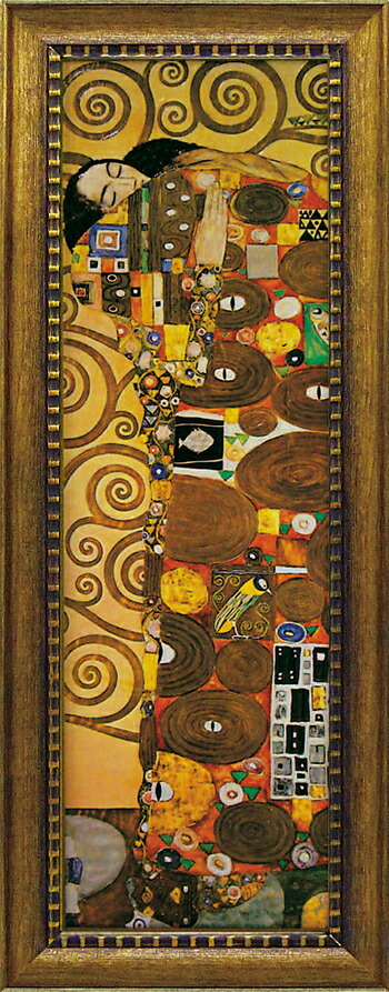 画材店購入品　クリムト　抱擁　美品 楽天市場】クリムト 抱擁（アート・美術品・骨董品・民芸品
