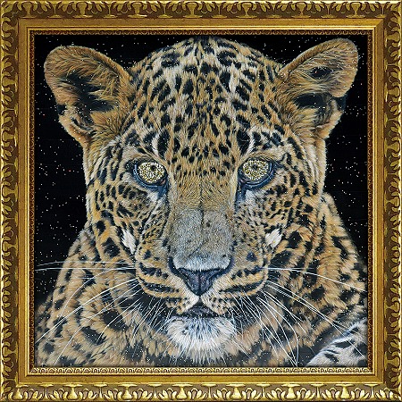 直引限定 ヒョウ アート 絵画 油絵 インテリア リビング壁 動物 bill imgrc0085301597.jpg