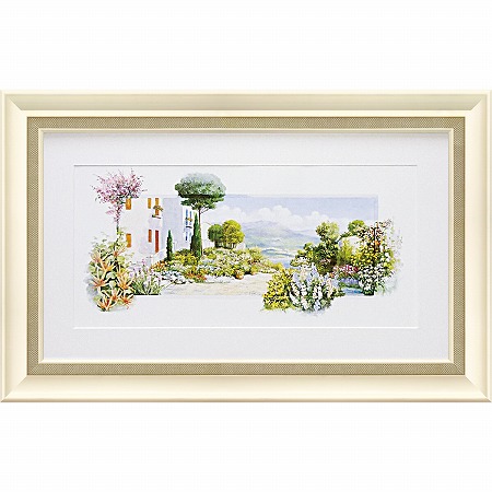 「ファボリートビュー」ピーターモッツ・風景画アートポスター作品　花　風景［絵画通販］【絵のある暮らし】【壁掛けフックつき】