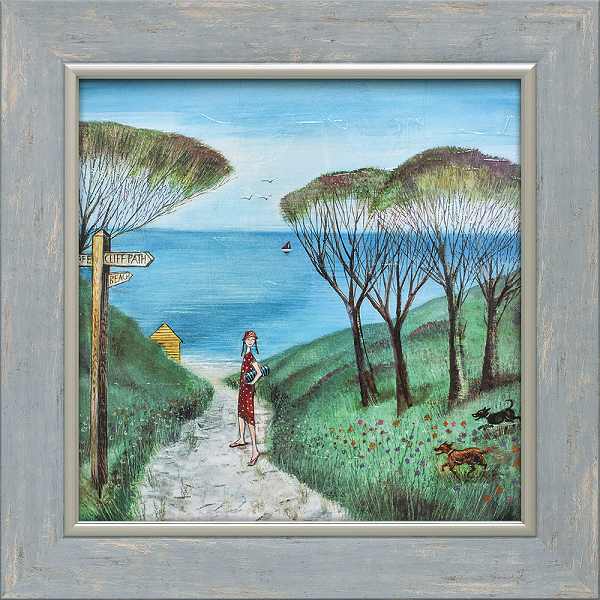 訳あり ビーチパス ジョーラム 可愛い雰囲気の特殊ゲル加工アート いぬ 犬 イヌ 絵 海 絵画通販 壁掛けフック付き 絵のある暮らし Jr ek Jayeshlogistics Com