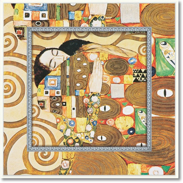 楽天市場】「抱擁」グスタフ クリムト 世界の名画・クリムトアート