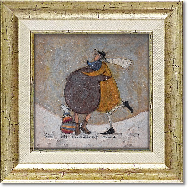 「ハグタイム」サムトフト・可愛い雰囲気の特殊ゲル加工アート［絵画通販］【壁掛けフック付き】【絵のある暮らし】 4,277円