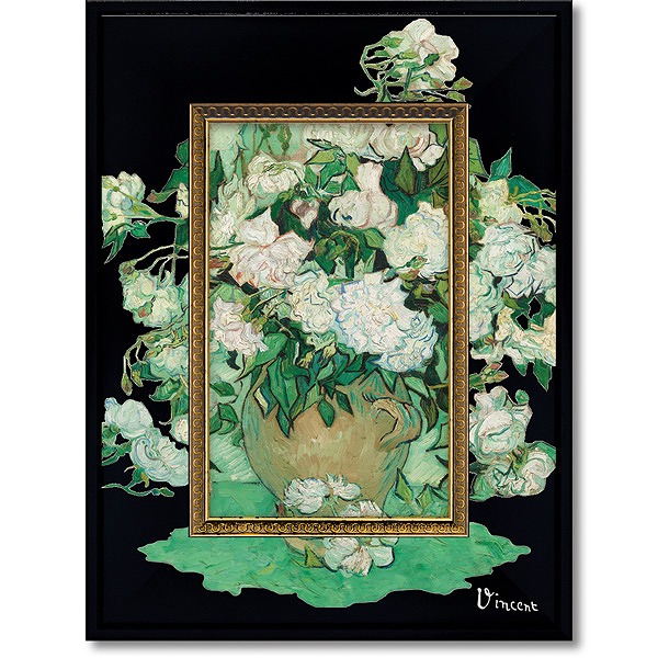 楽天市場】ビッグアート 〜名画〜【ゴッホ ホワイトローズ」】 : 鎌倉 満天
