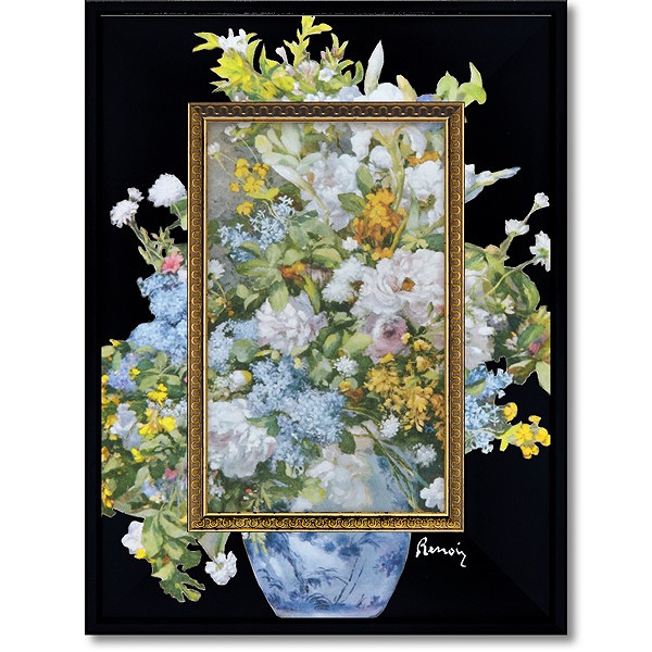 楽天市場】【受注生産品】 ルノワール【大きな花瓶の花】［ac