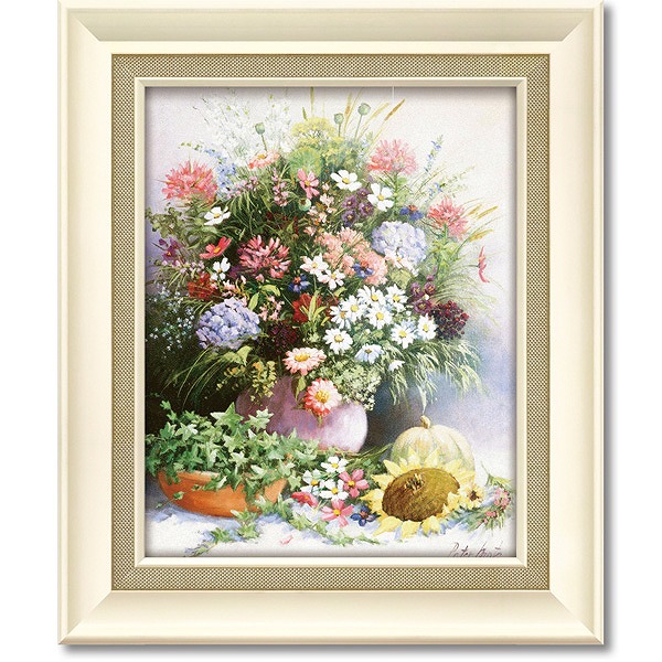 「シーズンズウォームス」ピーターモッツ・風景画アートポスター作品　花　風景［絵画通販］【絵のある暮らし】【壁掛けフックつき】