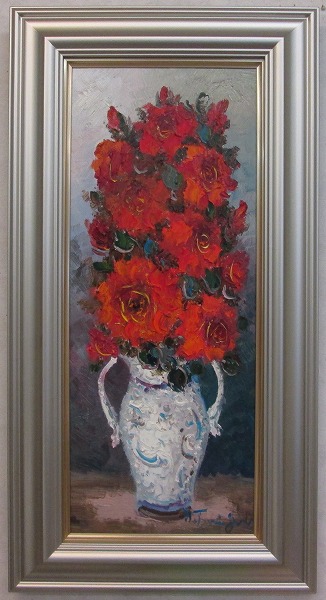 赤い花 油彩 2025年最新】Yahoo!オークション -#赤い花(絵画)の中古品・新品