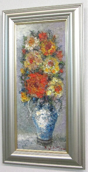 楽天市場】「薔薇」渡部ひでき F10サイズ油彩画[油絵]（直筆油彩