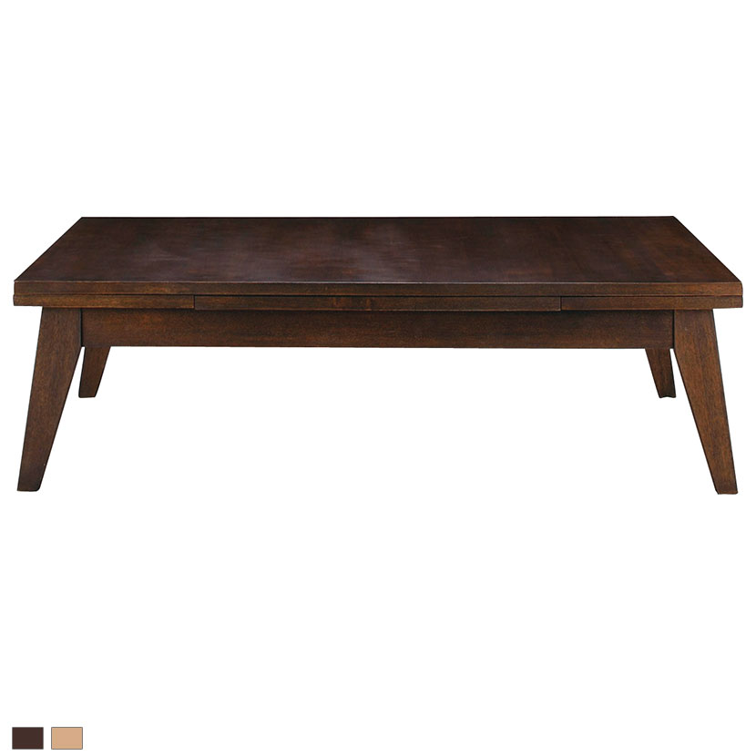 楽天市場】天板伸縮 木製ローテーブル 幅120/180 奥行65 高さ36cm