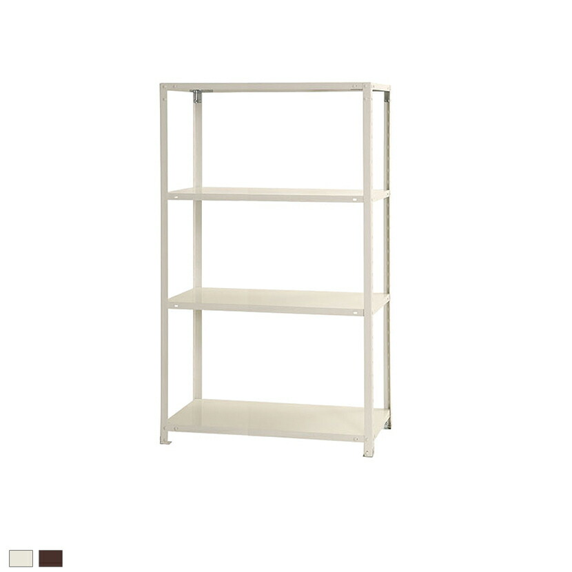 [最大9000円OFF! 26日1:59迄]【本体】スチールラック スリムラック 40kg 4段/幅900&times;奥行400&times;高さ1500mm/KT-NSTR-566｜暮らしのデザイン 店