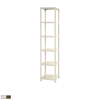 [最大9000円OFF! 26日1:59迄]【本体】スチールラック スリムラック 40kg 6段/幅450&times;奥行300&times;高さ2100mm/KT-NSTR-724｜暮らしのデザイン 店