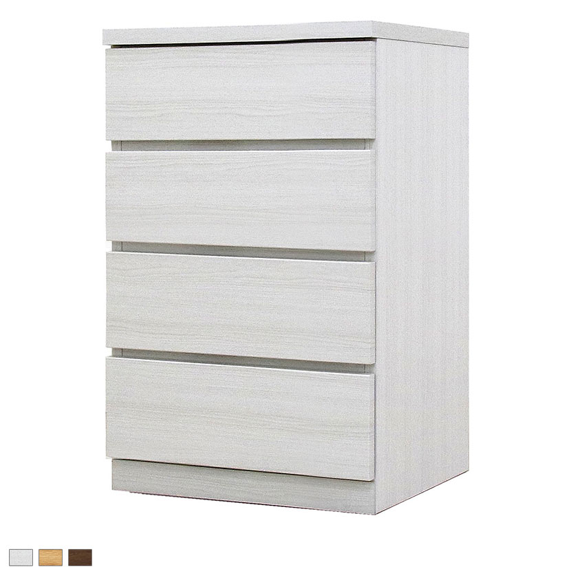 [最大9000円OFF! 26日1:59迄]幅48.4cm 奥行44cm 4段チェスト クローゼット収納 衣類収納 洋服収納 整理タンス 押入れ収納 桐材 シンプル 国産 日本製｜暮らしのデザイン 店
