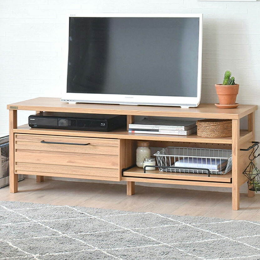 [最大9000円OFF! 26日1:59迄]幅120cm LAFIKA(ラフィカ)テレビボード テレビ台 引き出し 脚付き 40～43インチ｜暮らしのデザイン 店