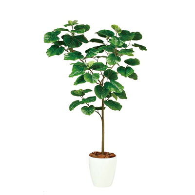 [最大9000円OFF! 19日20時～]観葉植物 人工 樹木 ウンベラータ FST 高さ1500mm Mサイズ 鉢:RP-265 完成品｜暮らしのデザイン 店