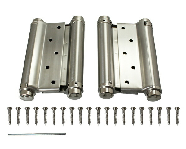 PENｽﾃﾝﾚｽ自由丁番(両開) 127mm 1組入【ハイロジック】
