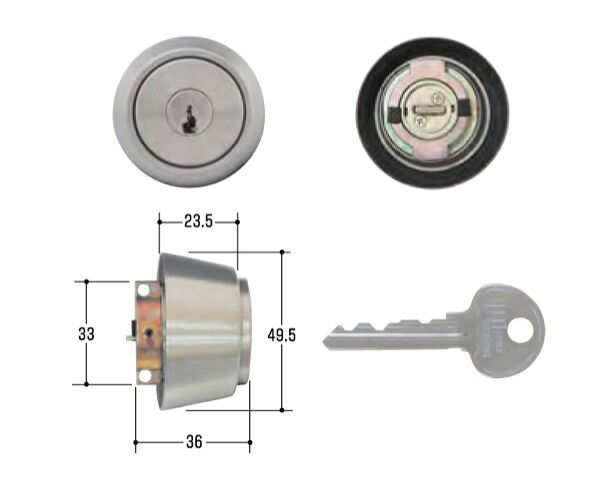 玄関取替交換用シリンダーＳＨＯＷＡ（ユーシン・ショウワ）SLA　CY　DT30 SCY-93 8,026円